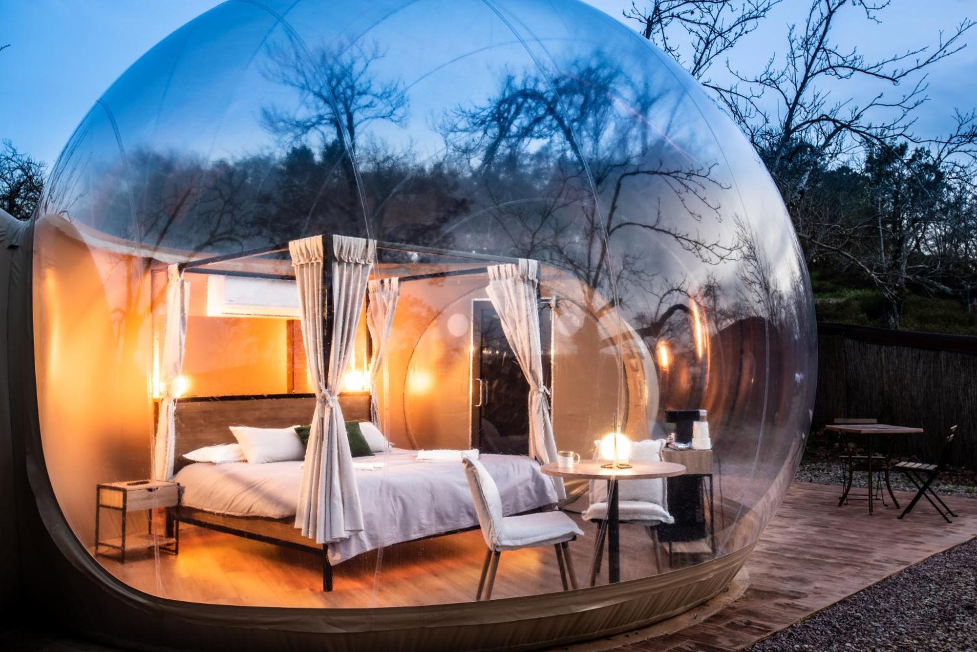 Horizonte Bubble Rooms Cortegana Exteriör bild